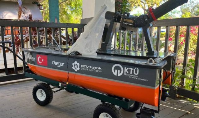 KTÜ'lü öğrenciler, insansız su üstü aracıyla dünya ikincisi