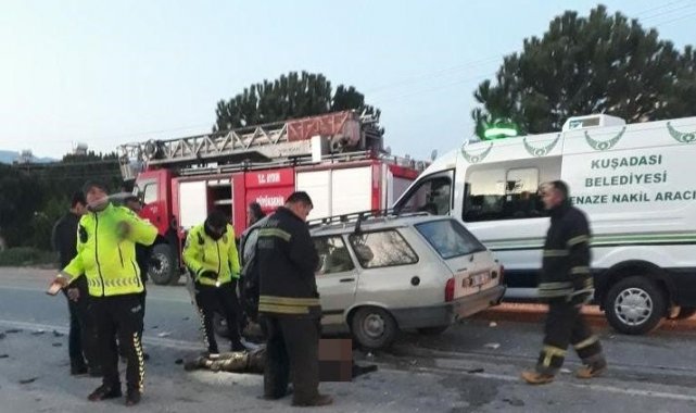 Kuşadası'nda trafik kazası: 1 ölü