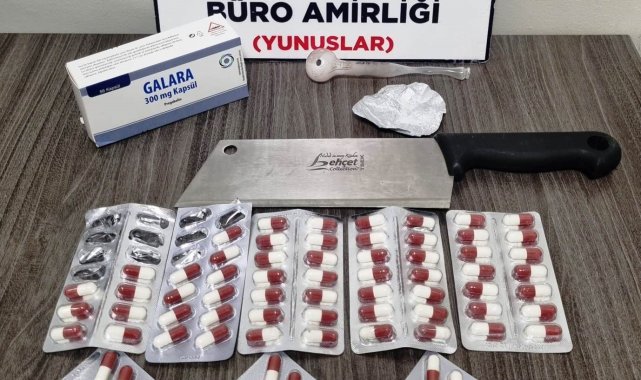 Kütahya'da 2 kişinin üzerinde uyuşturucu çıktı