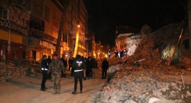 Malatya'da 6 katlı bina çöktü