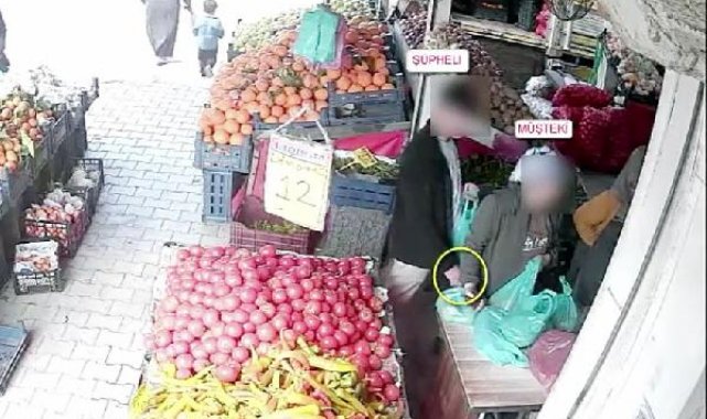 Manavda, kadının telefonunu çalan şüpheli tutuklandı