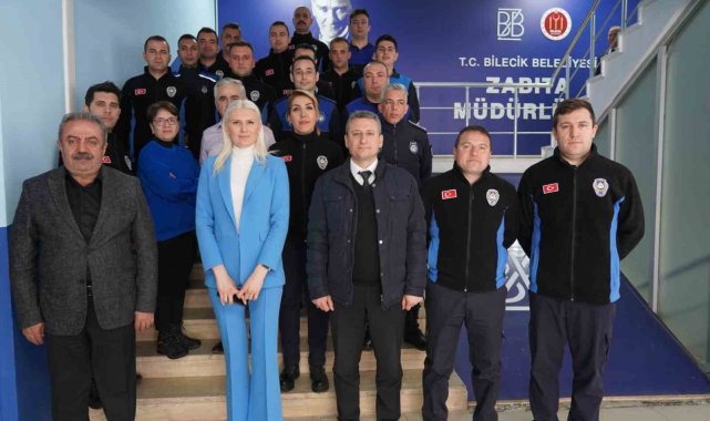 Melek Başkan'dan Zabıta Müdürlüğü görevlilerine ziyaret