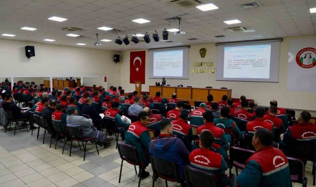 Menteşe personeline iş sağlığı ve afet bilinci eğitimi