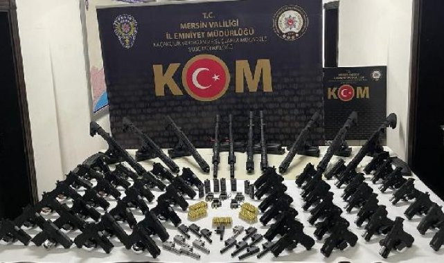 Mersin'de yasa dışı silah ticareti operasyonu: 4 gözaltı