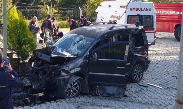 Muğla'da kaza: 1 ölü, 1 yaralı