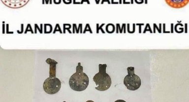 Muğla'da tarihi eser operasyonuna 2 gözaltı