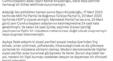 Muharrem İnce: Kılıçdaroğlu, ittifak teklifinde bulunmadı