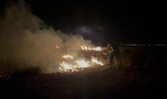 Niğde'de 30 dönüm meralık alan yandı