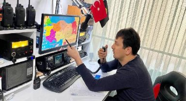 Ordu'daki amatör telsizciler, deprem bölgesinde haberleşmeyi sağladı