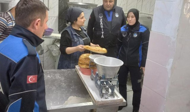 Örnek fırıncılar: Zabıta denetiminde pide gramajları yüksek çıktı