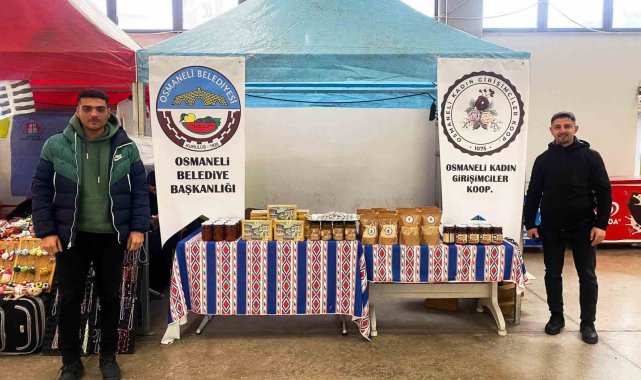 Osmaneli Belediyesi depremzedeler adına açılan hayır çarşısında yerini aldı
