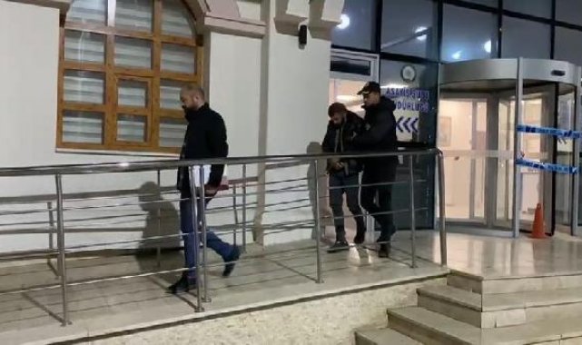 Otomobil hırsızı yeni evli çift yakalandı