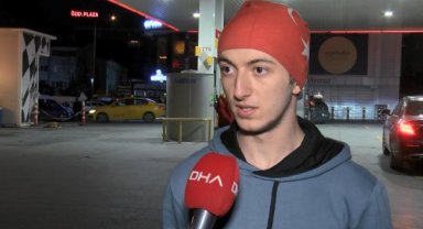 Otomobilin altında kalan köpeği kurtarma seferberliği