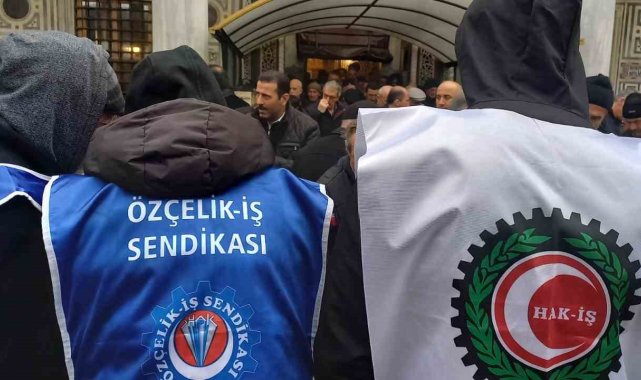 Özçelik-İş tek yürek oldu, eller semaya deprem şehitleri için kalktı