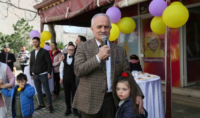 Özel çocuklar için kuruldu, açılışı da özel günde yapıldı