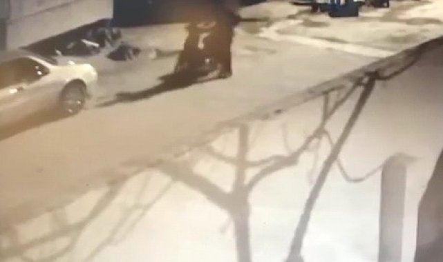 Park halindeki motosiklet çalındı
