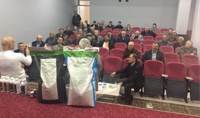 Pazaryeri'nde çiftçiler bilgilendirildi