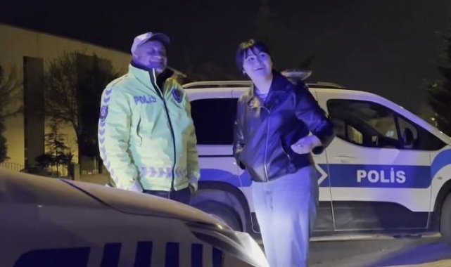 Polisin durdurduğu alkollü sürücünün otomobildeki arkadaşı: Mesut komiserimi istiyorum