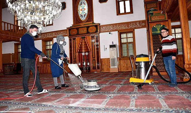 Ramazan Ayı öncesi camilerde temizlik seferberliği
