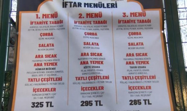 Restoran ve lokantalarda iftar sofrası boş kaldı