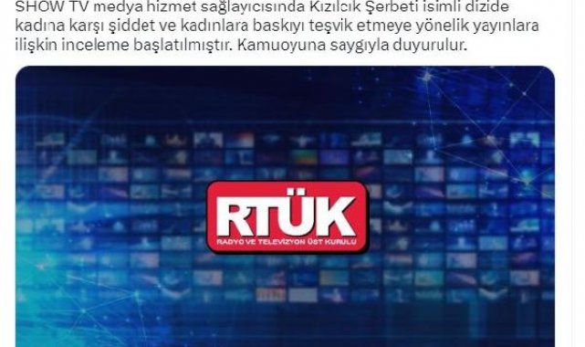 RTÜK'ten, kadına şiddet görüntülerine inceleme