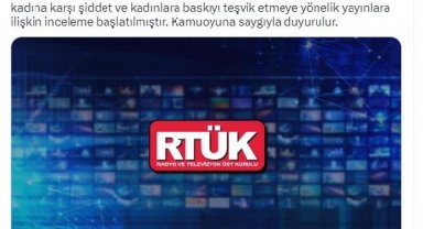 RTÜK'ten, kadına şiddet görüntülerine inceleme