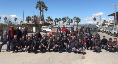 Safari işletmecilerinden konvoylu 'muayene' eylemi