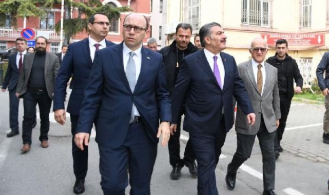Sağlık Bakanı Koca, Cerrahpaşa'da inceleme yaptı