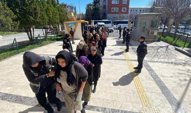 Şanlıurfa'da terör operasyonunda 24 şüpheli adliyede