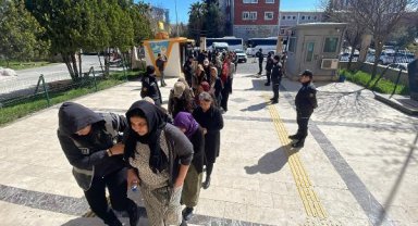Şanlıurfa'da terör operasyonunda 24 şüpheli adliyede