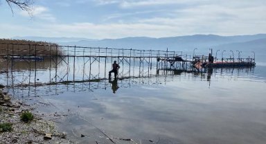 Sapanca Gölü'nde su seviyesi arttı