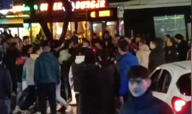 Sarıyer'de asker uğurlamasında kavga