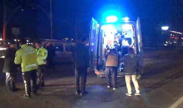 Silivri D-100 Karayolu'nda otomobilin çarptığı yaya yaralandı