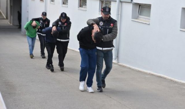 Siparişle uyuşturucu satan 3 şüpheliye tutuklama