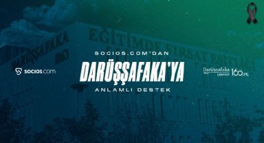 Socios.com'dan depremzede çocukların eğitimi için Darüşşafaka'ya destek