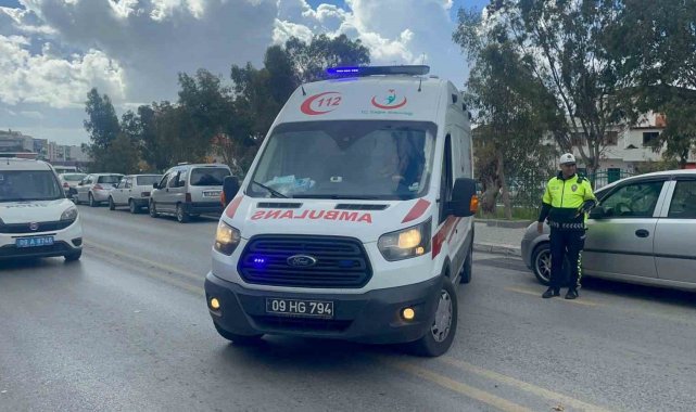 Söke'de otomobilin çarptığı şahıs ağır şekilde yaralandı