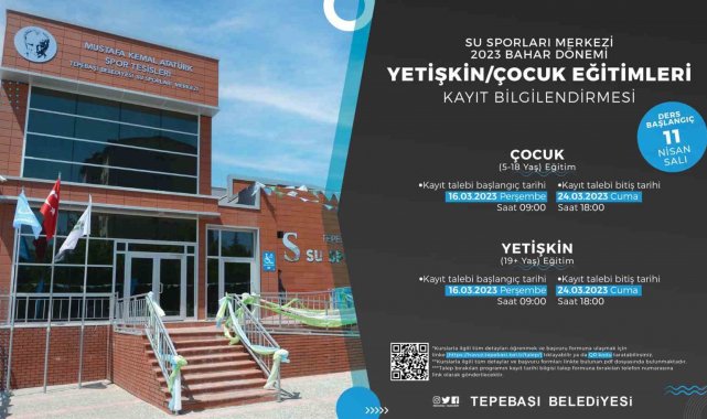 Su Sporları Merkezi Bahar Dönemi kayıtları başlıyor