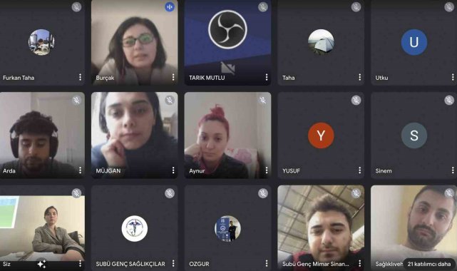 SUBÜ'nün öğrenci toplulukları online buluştu