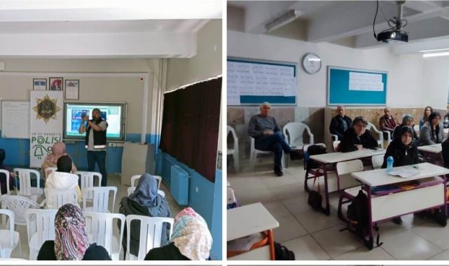 Tavşanlı'da 60 anne ve anne adayı öğretmen ile velilere uyuşturucu eğitimi