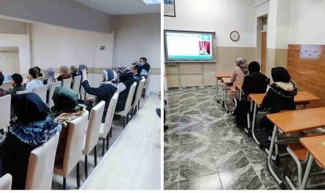 Tavşanlı'da anne ve anne adayı öğretmen ile velilere uyuşturucu eğitimi