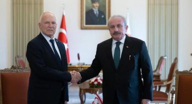 TBMM Başkanı Şentop, KKTC'li mevkidaşı ile görüştü  