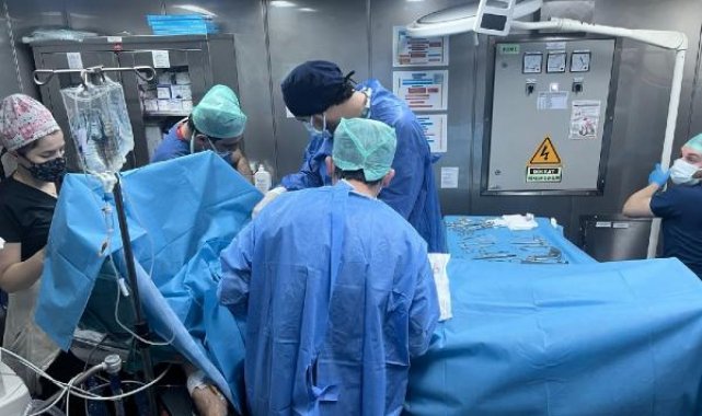 TCG Bayraktar gemisinde, 10 bininci hasta tedavi edildi