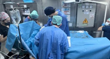 TCG Bayraktar gemisinde, 10 bininci hasta tedavi edildi