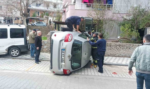 Tek taraflı kazada 1 kişi yaralandı