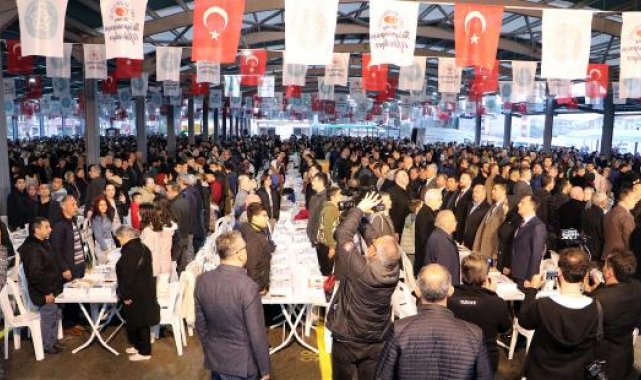 Tekirdağ'da bin kişilik iftar sofrası