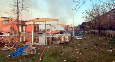 Tekirdağ'da fabrika yangını