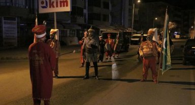 Tekirdağlılar sahura mehter takımının marşlarıyla uyanıyor