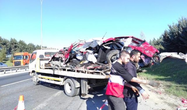 TEM Silivri'de kaza: 6 ölü, 3 yaralı