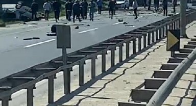 TEM Silivri'de kaza: Çok sayıda yaralı var - 1