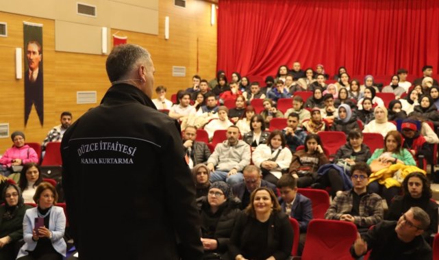 Temel afet eğitimi gerçekleştirildi